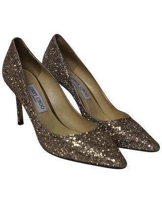 Jimmy Choo London Womens Glitter Romy Pump (Authentic Pre-Loved)