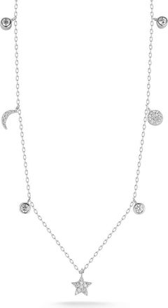 Glaze Jewelry Sterling Silver Celestial Station Necklace at Nordstrom Rack