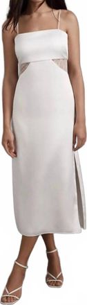 Sachin & Babi Jane Lace Cutout Midi Dress In Ivory