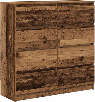 vidaXL vidaXL Credenza Legno Antico 100x35x99 cm in Legno Multistrato