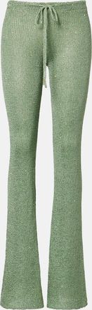 Bananhot Pantalones flared Liz con lentejuelas