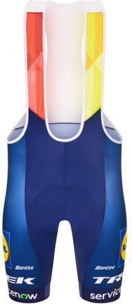 Santini Lidl Trek Bib Shorts Velohose f&uuml;r Herren | blau