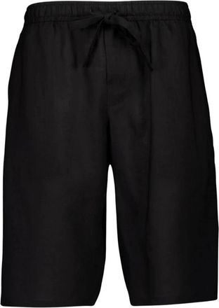 Dolce & Gabbana Heren, Korte broeken, Zwart, Maat: XL Linnen