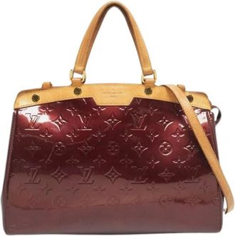 Louis Vuitton Pre-owned Handbags, female, Red, Size: ONE SIZE Pre-owned Canvas Handbag