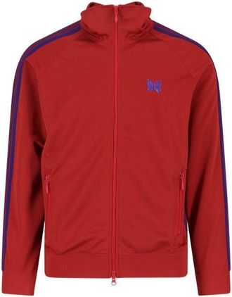 Needles Logo Sports Jacket, In Red Fabric