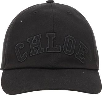 Chlo&eacute; Black Logo Baseball Cap