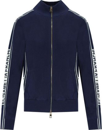 Elisabetta Franchi Oltremare Cardigan With Bands