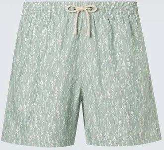 Canali Printed swim trunks