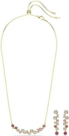 Swarovski Constella Kristallen Halsketting Set - Dames - Kettingen - Geel - ONE Size - Accessoires