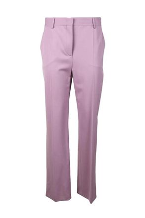 Alberta Ferretti Straight-Leg Trousers in Soft Virgin Wool Blend