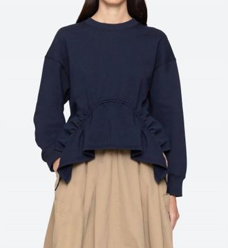 Sea New York Athena Long Sleeve Sweatshirt In Navy