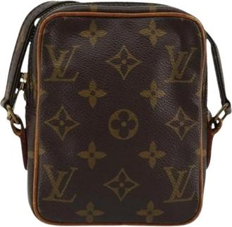 Louis Vuitton Vintage, unisex, Bruin, ONE Size, Leer, Pre-owned Danube Handbag