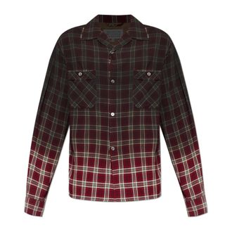 Maison Margiela Overhemd met ruitpatroon - Heren - Casual Overhemden - Veelkleurig - XL - Leer - Overhemden