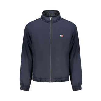 Tommy Hilfiger Jassen, Heren, Blauw, L, Polyester, Tommy Hilfiger Blauwe Polyester Herenjas