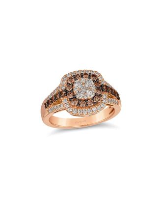 Le Vian 14K Rose Gold 1.13 Ct. Tw. Diamond Cluster Ring
