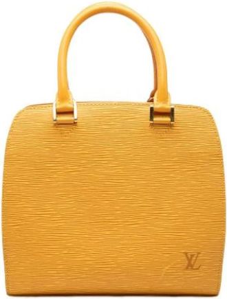 Louis Vuitton Pre-owned Pont Neuf Handbag - Dames - Vintage Handtas - Geel - ONE Size - Leer - Vintage