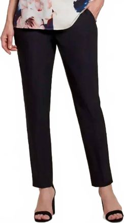 Tribal Womens Signature Ankle Pant In Black