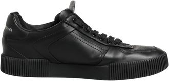 Dolce & Gabbana Black MIAMI Calf Low Top Men Sneakers Mens Shoes (Pre-Owned)