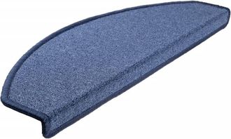 vidaXL Carpet Stair Treads 15 pcs Blue 65x24x4 cm vidaXL