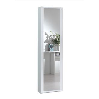 Terraneo Terraneo - Columna Usos Multiples Anta Con Espejo Y Enmarcada En Blanco