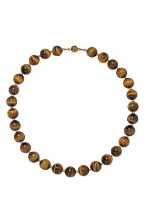 Jennifer Behr Corisande Necklace in Tigers Eye at Nordstrom