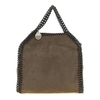 Stella McCartney Falabella Tiny Handtas - Dames - Tassen - Bruin - Maat: ONE Size Su&egrave;de