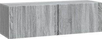 vidaXL Mueble Para Tv De Pared 98 X 31 X 30 Cm Gris Sonoma Vidaxl