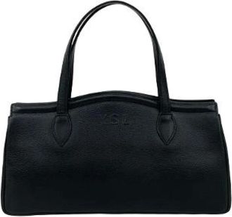 Saint Laurent Pre-owned Handbags, female, Black, Size: ONE SIZE Pre-owned Handbag