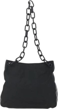 Prada Pre-owned Leather Shoulder Bag - Dames - Vintage Schoudertas - Zwart - ONE Size - Leer - Vintage