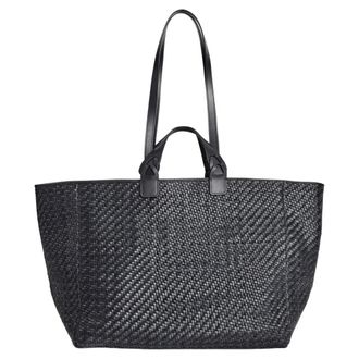 Ibeliv Elmio Tote Bag - Dames - Tassen - Zwart - Maat: ONE Size Katoen