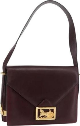 Celine Pre-owned Shoulder Bags, female, Red, Size: ONE SIZE Pre-owned Vintage Shoulder Bag
