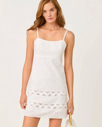 Lilly Pulitzer Haliey Mini Dress In Resort White