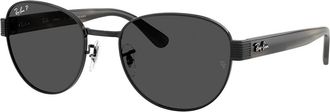 Ray-Ban RB3766CH Polarized 002/K8 Mens Sunglasses Black Size 56
