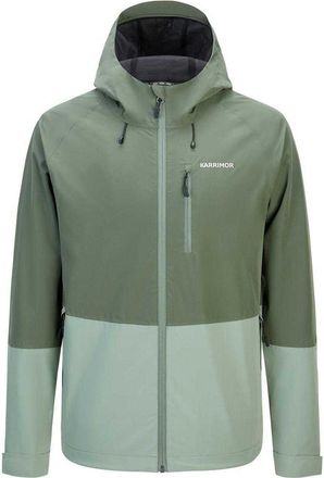 Karrimor Herenjack met capuchon en kleurblokken (Groen)