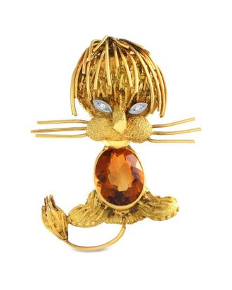 H.Stern 18K Citrine Brooch (Authentic Pre-Loved)