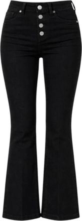 Liu Jo Flared Jeans - Dames - Cropped Jeans - Zwart - W29 - Denim - Jeans