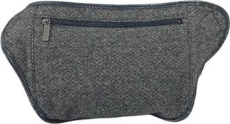 Burberry Pre-owned Black Label Fanny Pack - unisex - Vintage Schoudertas - Zwart - ONE Size - Wol - Vintage