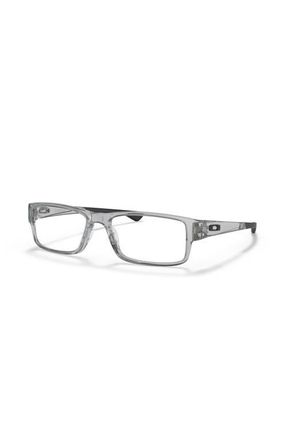 Oakley 53mm Rectangle optical glasses in Black /Grey at Nordstrom