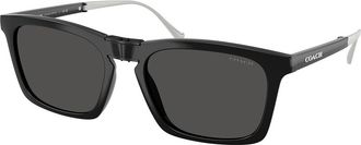 Coach HC8455 CDP54 500287 Mens Sunglasses Black Size 56