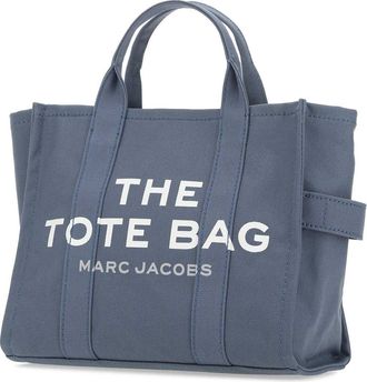 Marc Jacobs Womens Tote Blue Cotton