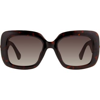 Kurt Geiger 55mm Sunglasses in Havana/Brown Sf at Nordstrom