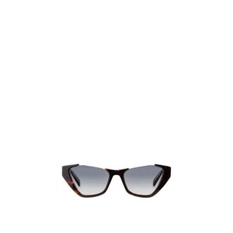 Moschino Cut-out Sunglasses - female - Moschino - Sunglasses - Brown - ONE SIZE - Accessories