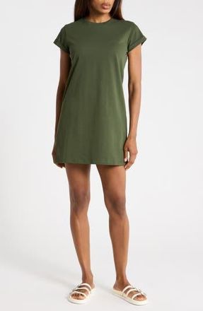 AllSaints Anna Cotton T-Shirt Dress in Rifle Green at Nordstrom Rack, Size 10 Us / 14 Uk