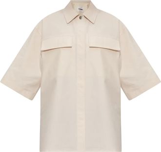Jil Sander Camicia con taschino - Toni neutri