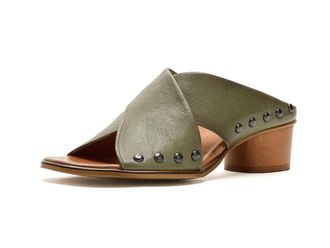 Eric Michael Hila Womens Dress Sandals Green : EU 40 (US Womens 9.5-10) M (B), Leather