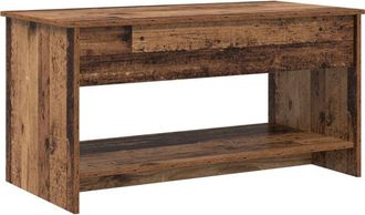 vidaXL Vidaxl - Coffee Table Old wood 102 x 50 x 52.5 cm Engineered wood