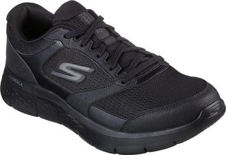 Skechers Mens Skechers GOwalk Flex 216480-BBK Sneaker Black Low Top Walking Shoes NIN1363