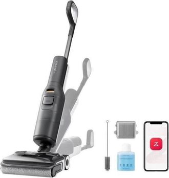 Roborock F25 Ace - Aspirateur Laveur Sans Fil - 20 000 Pa - Tout-en-un Pour Sols Durs - Z&eacute;ro Enchevetrement - S&eacute;chage Rapide A