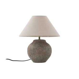 Lucande L&aacute;mpara De Mesa thalorin En Marr&oacute;n Cer&aacute;mica - Lucande