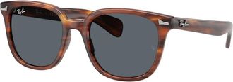 Ray-Ban Brunel II Zonnebril - unisex - Zonnebrillen - Bruin - 53 MM - Accessoires